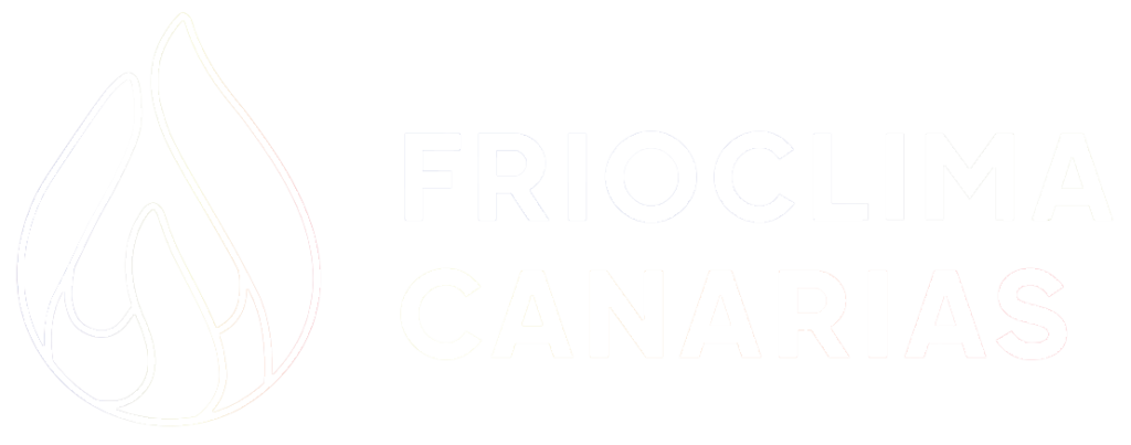 Logo Frioclima Canarias Blanco